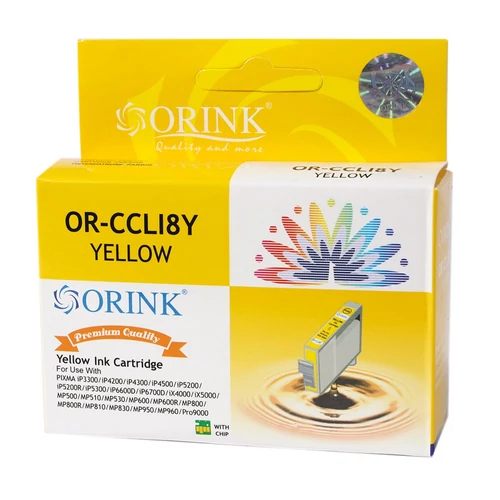 Canon CLI8 tintapatron yellow (utángyártott Orink)
