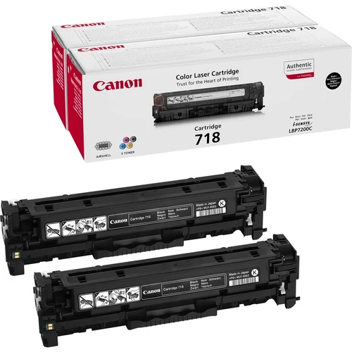 Canon CRG 718 Double fekete toner (eredeti)