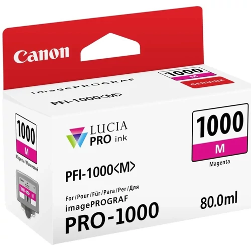 Canon PFI1000 tintapatron magenta (eredeti)
