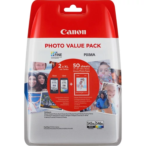 Canon PG-545Bk fekete + CL-546 színes multipack XL tintapatron (eredeti)