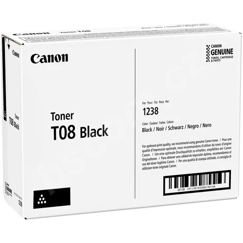 Canon T08 fekete toner (eredeti)