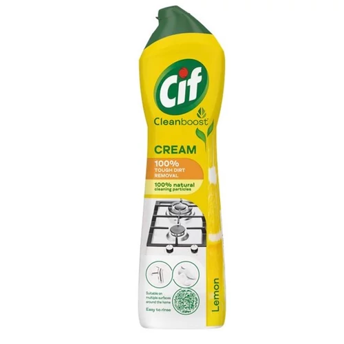 Súrolószer, 360 g/ 250 ml, CIF "Cream", citrom