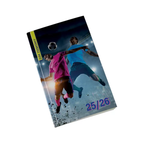 Diák zsebkönyv, heti, 2023/2024 tanév, REALSYSTEM, foci