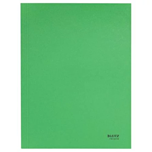 Iratgyűjtő LEITZ Recycle A4 3 pólyás karton zöld