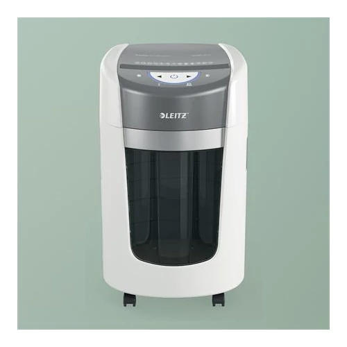 Iratmegsemmisítő, mikrokonfetti, 6 lap, LEITZ "IQ OptiMax Home Office 225 P5"