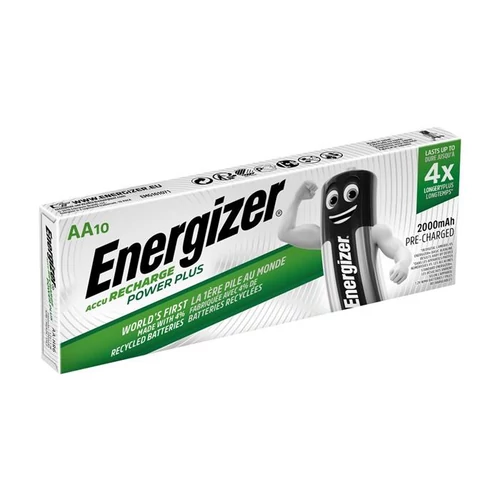 Tölthető elem, AA ceruza, 10x2000 mAh, előtöltött, ENERGIZER "Extreme"