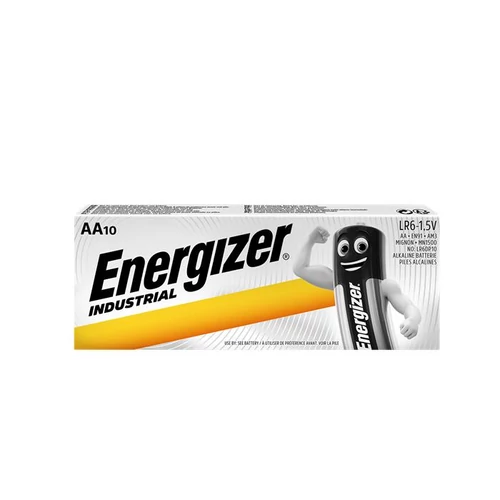 Elem AA ceruza, 10 db, ENERGIZER ""Alkaline Power Industrial"