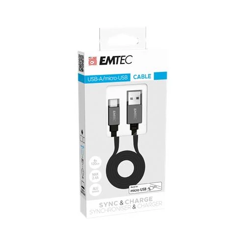 USB kábel, USB-A - microUSB, EMTEC "T700B"