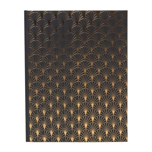 Vendégkönyv, 27x22 cm, 50 lap, EXACOMPTA "Neo Deco", fekete