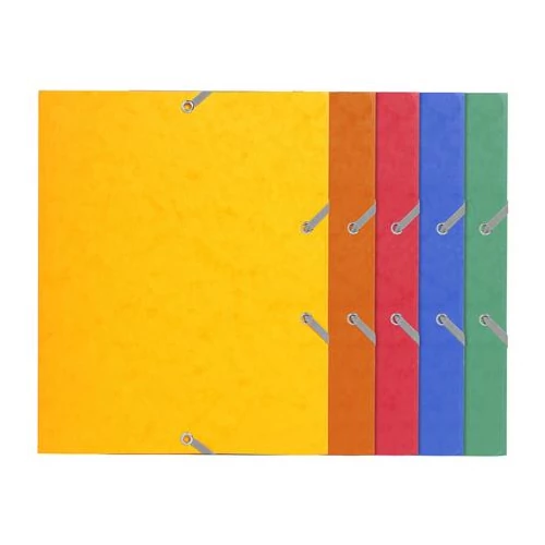 Gumis mappa, prespán, A5, EXACOMPTA, vegyes színek