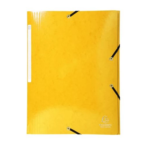Gumis, mappa, karton, A4, EXACOMPTA "Iderama", sárga