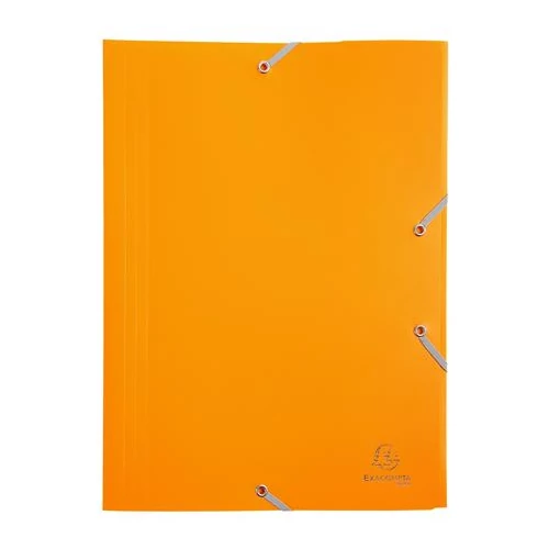 Gumis mappa, PP, A4, EXACOMPTA "Opak", sárga