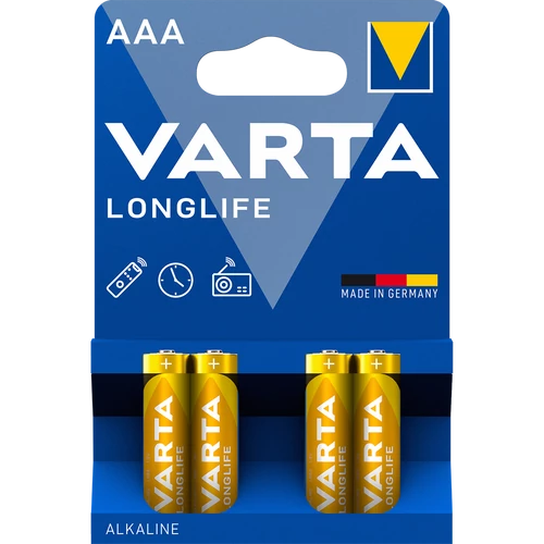 Elem, AAA mikro, 4 db, VARTA "Longlife"