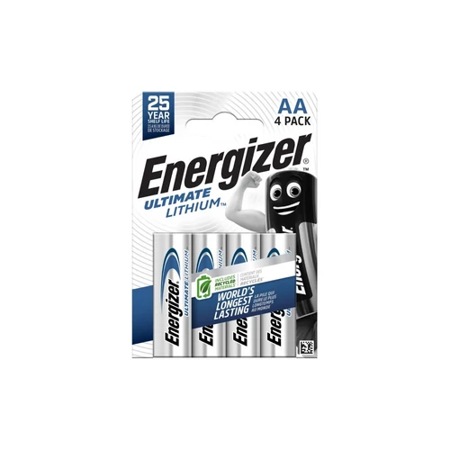 Elem AA ceruza LR06 Ultimate Lítium 4 db/csomag, Energizer