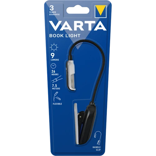 Olvasólámpa, 2xCR2032, VARTA "Booklight"