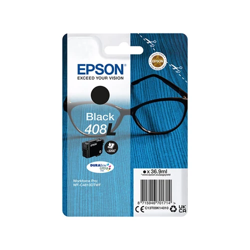 Epson T09K1 (408L) Black C13T09K14010 tintapatron (eredeti)