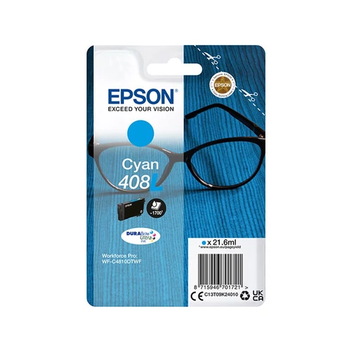 Epson T09K2 (408L) Cyan C13T09K24010 tintapatron (eredeti)