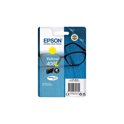 Epson T09K4 (408L) Yellow C13T09K44010 tintapatron (eredeti)