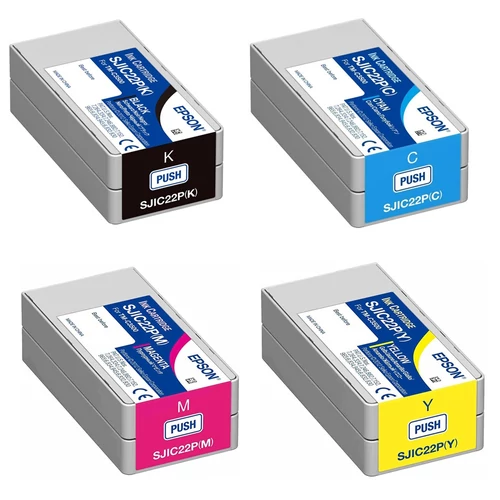 Epson SJIC22P Cyan C33S020602 tintapatron (eredeti)