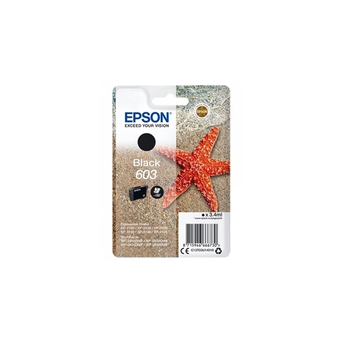 Epson T03U1 No.603 fekete tintapatron 3,4ml (eredeti)