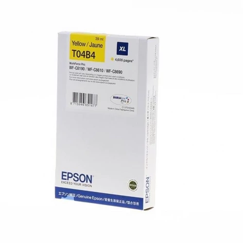Epson C13T04B440 T04B4 sárga tintapatron (eredeti)