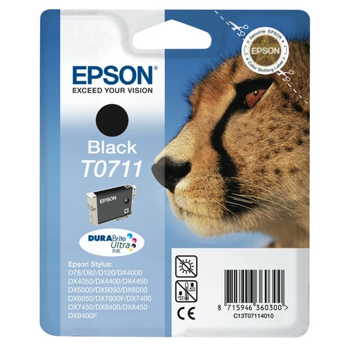 Epson T0711 Black Tintapatron (eredeti)