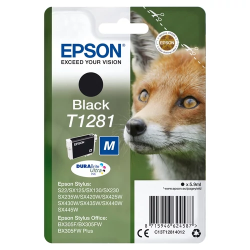 Epson T1281 M Black Tintapatron (eredeti)