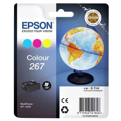 Epson C13T26704010 T2670 színes tintapatron 6,7ml (eredeti)