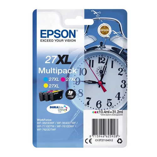 Epson C13T27154012 T2715 27XL C,M,Y multipack (eredeti)