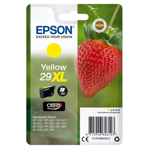 Epson C13T29944012 T2994 No.29XL sárga tintapatron (eredeti)