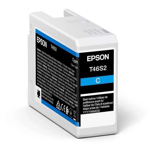 Epson T46S2 cyan tintapatron 25ml (eredeti)