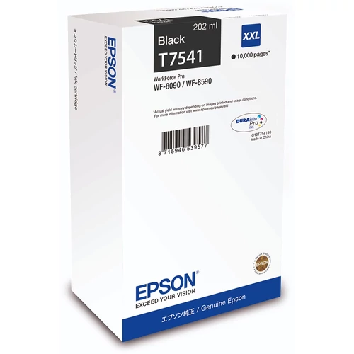 Epson T7541 fekete tintapatron 10K (eredeti)