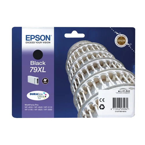 Epson C13T79014010 T7901 fekete tintapatron 2,6K (eredeti)