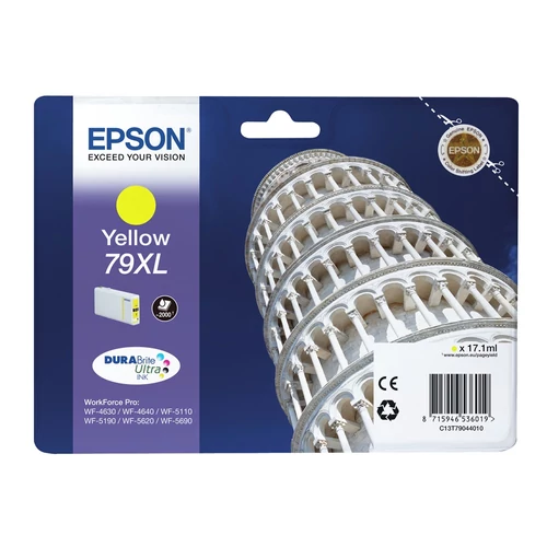 EpsonC13T79044010 T7904 sárga tintapatron 2K (eredeti)