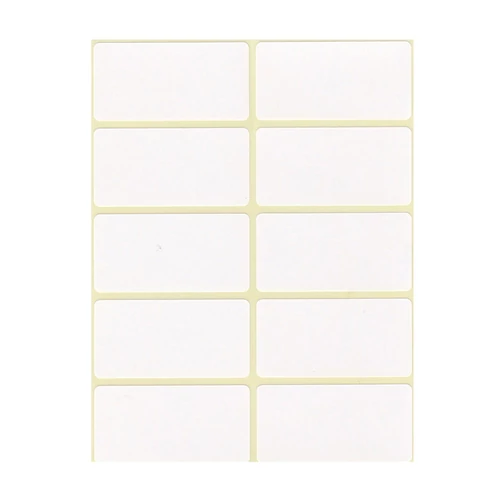 Etikett, 25x50 mm, 60 etikett/csomag