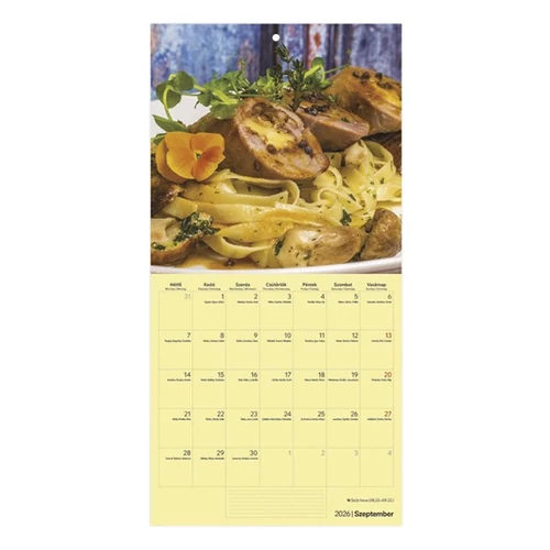 Naptár, fali, TOPTIMER, Fine bisztró