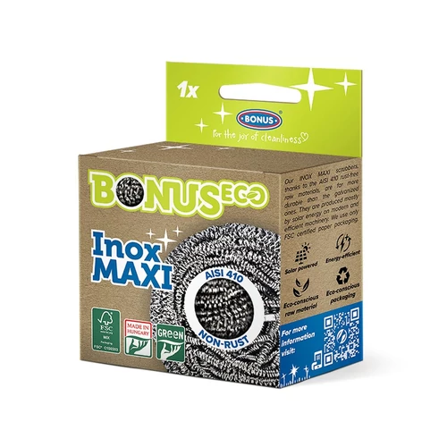 Fém dörzsi spirál INOX Maxi Bonus