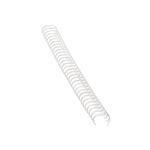 Spirál, fém, 3:1, 6mm, 21-35lap, FELLOWES, fehér, 100db/doboz