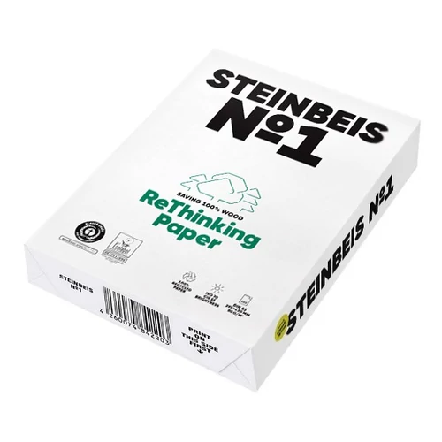 Fénymásolópapír STEINBEIS NO 1. ISO 70-s A3 újrahasznosított 80gr 500 lap/cs