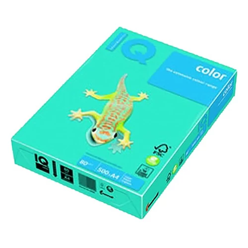 Másolópapír, színes, A4, 80g. IQ AB48 500ív/csomag, intenzív vízkék