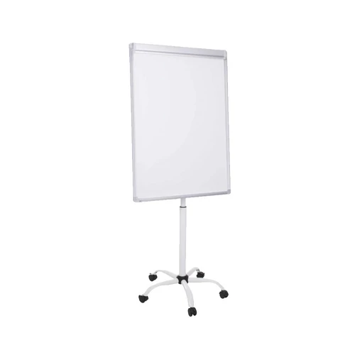 Flipchart tábla 70x100cm, mágneses alukeretes 5 görgős, Bluering®