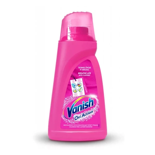 Folteltávolító gél színes ruhákhoz 1000 ml Vanish Oxi Action pink