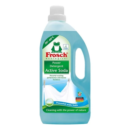 Folyékony mosószer, 1,5 l, FROSCH, aktív szóda