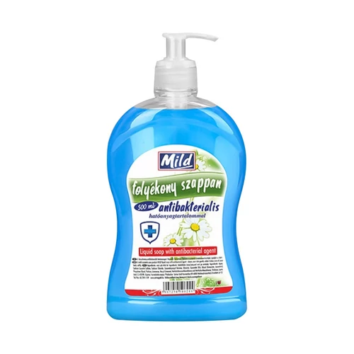 Folyékony szappan antibakteriális 500 ml., pumpás, Mild