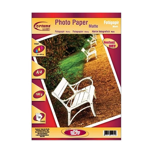 Fotópapír FORTUNA A4 inkjet matt 180 gr 50 ív/csomag