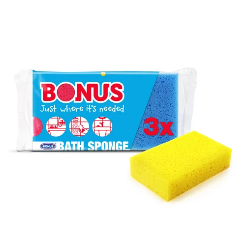 Fürdőszivacs BONUS, 3db/cs