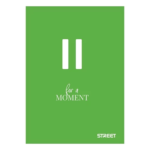 Füzet STREET PP Neon A4 42 lapos vonalas