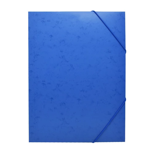 Gumis mappa A4, festett prespán karton Bluering® kék