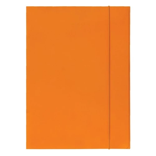 Gumis mappa OPTIMA A4 fluo narancs 600gr