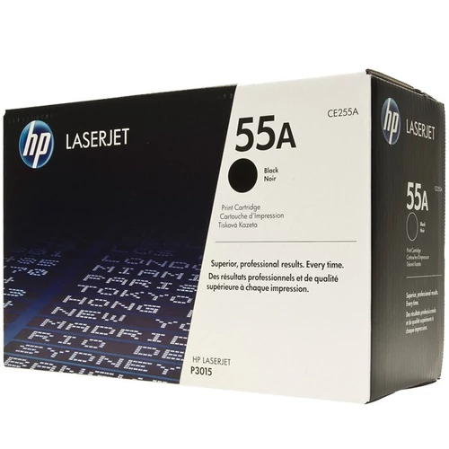 HP CE255A No.55A fekete toner (eredeti)